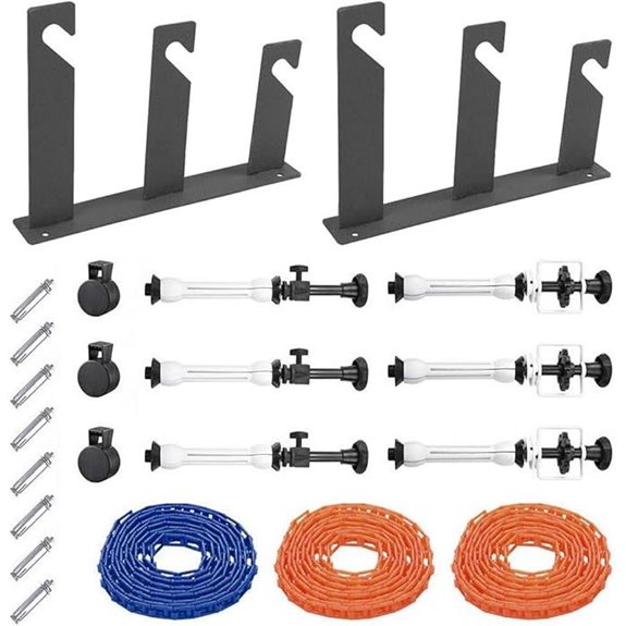 Fotoconic 3-Roller Wall Mount Background Support System