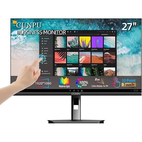27-Inch Touchscreen Monitor with FHD VESA HDMI Tilt