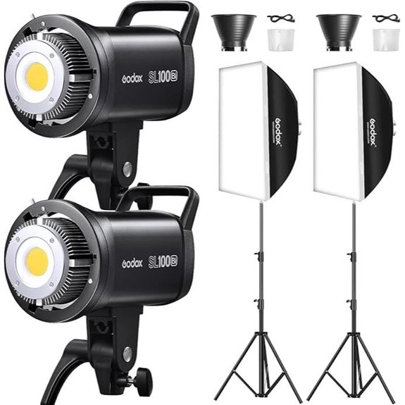 Godox SL100Bi 2-Light Continuous LED Video Kit