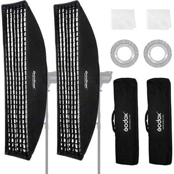 Godox 2PCS Bowens Mount Softbox with Honeycomb Grids