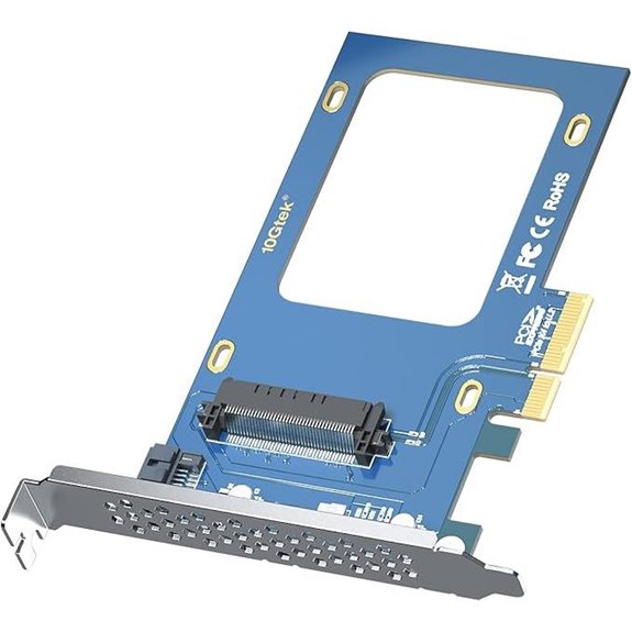 10Gtek U.2 to PCIe NVMe SSD Adapter Card