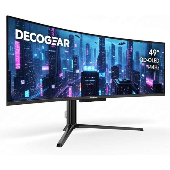 Deco Gear 49-inch UltraWide QD-OLED Monitor with Speakers