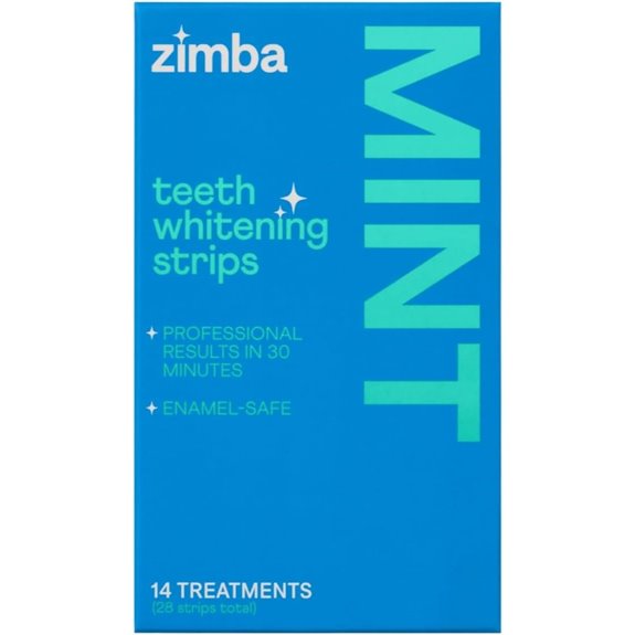 Zimba Vegan Teeth Whitening Strips (28 Strips)