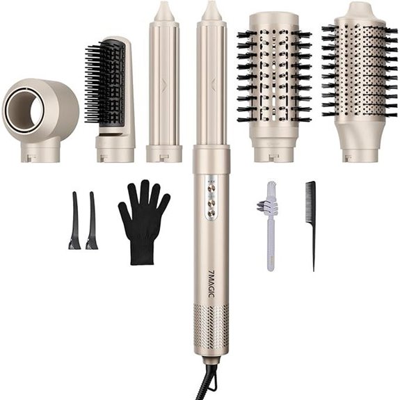 7MAGIC 6 in 1 Multi Hair Styler Dryer Brush