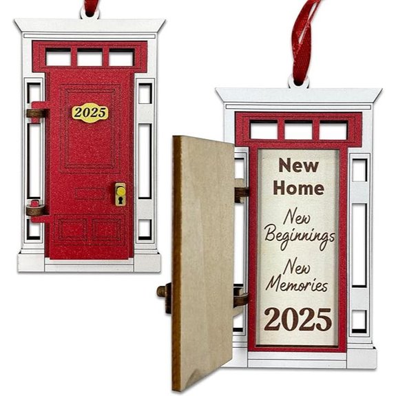 V VIBEPY New Home Ornament 2025