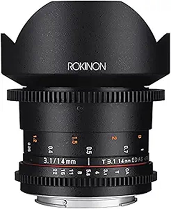 Rokinon Cine DS 14mm T3.1 Wide Angle Lens