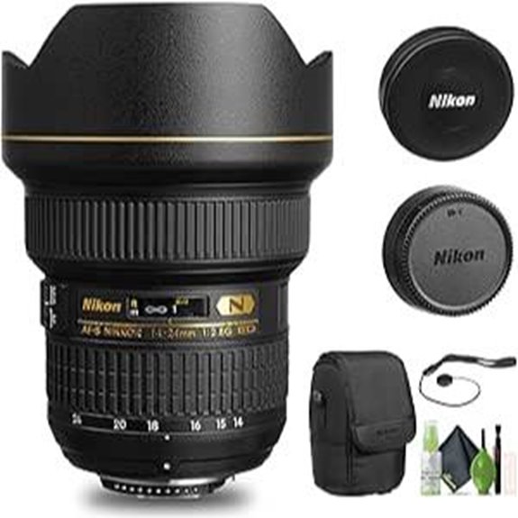 Nikon AF-S NIKKOR 14-24mm f/2.8G ED Lens (2163) + Cap Keeper + Cleaning Kit