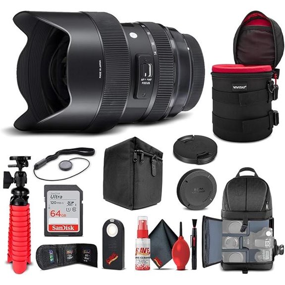 Sigma 14-24mm f/2.8 DG Art Lens for Canon EF Bundle