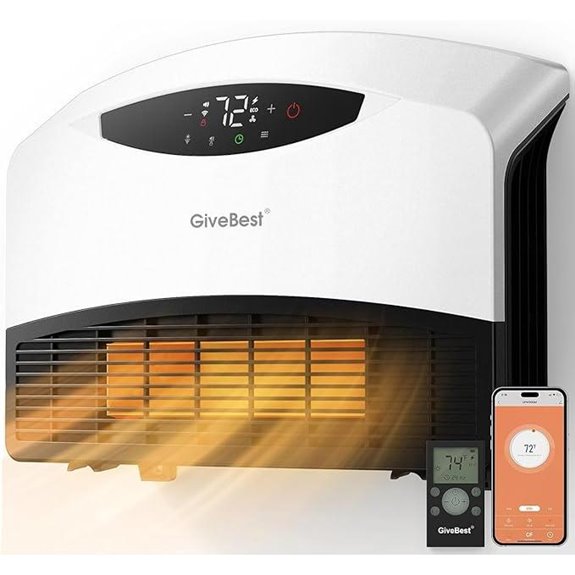GiveBest Electric Wall Heater with WiFi and Remote