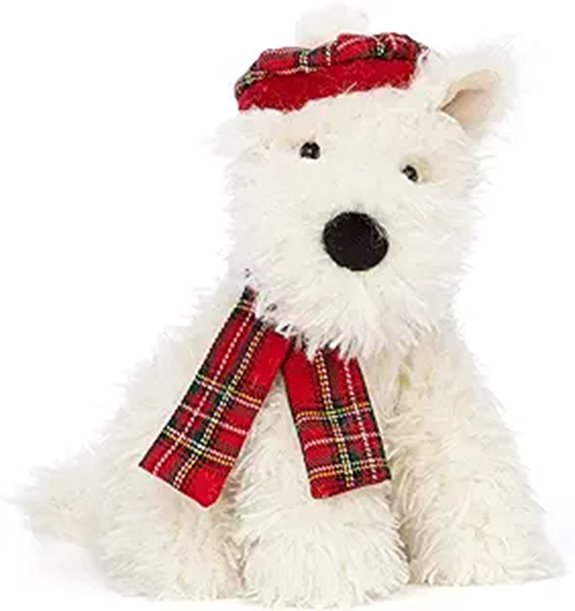 Jellycat Winter Warmer Munro Scottie Dog Plush Toy
