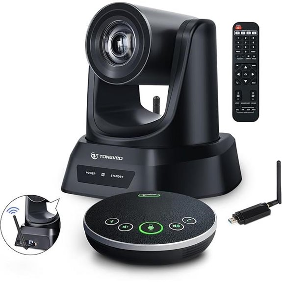 TONGVEO 5.8GHz Wireless Conference Camera System