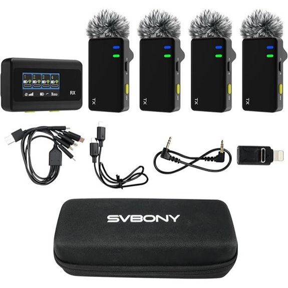 Wireless Lavalier Microphone System for Group Videos