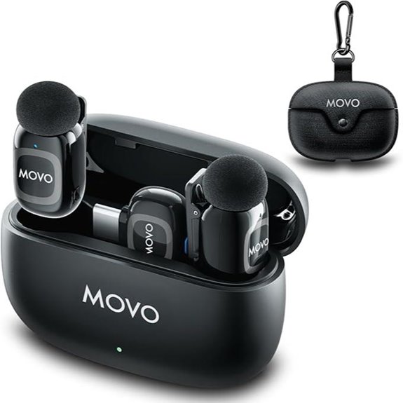 Movo NanoMic Dual USB-C Wireless Microphone