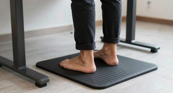 comfortable standing workspace