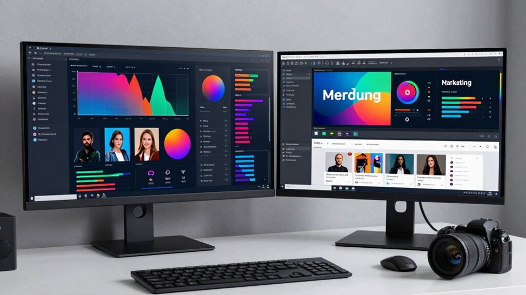 comparison of monitor setups