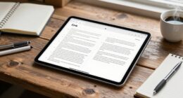eco friendly distraction free reading