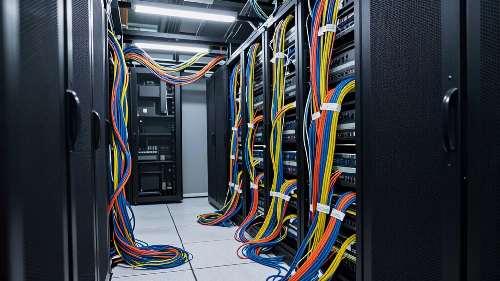 optimized cable management enhances productivity