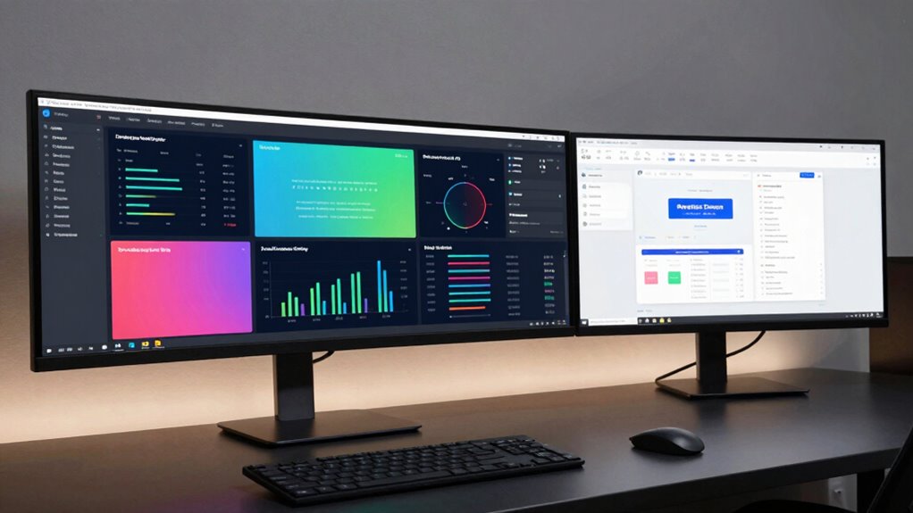 optimized ergonomic monitor setup