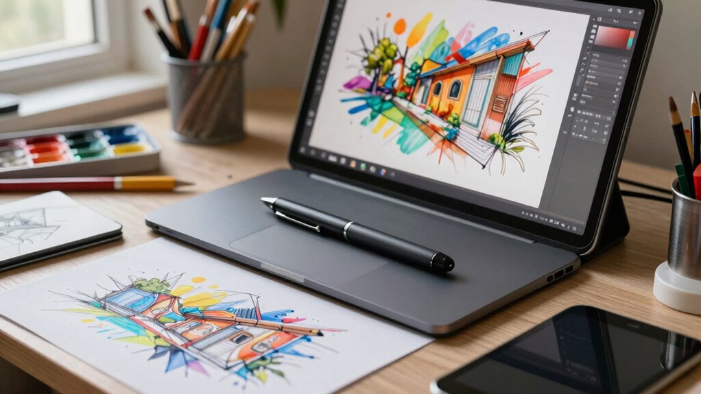 seamless ergonomic creative workflow
