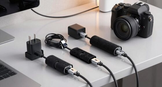 top desk cable organizers