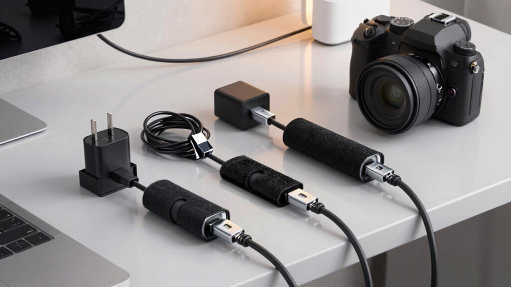 top desk cable organizers