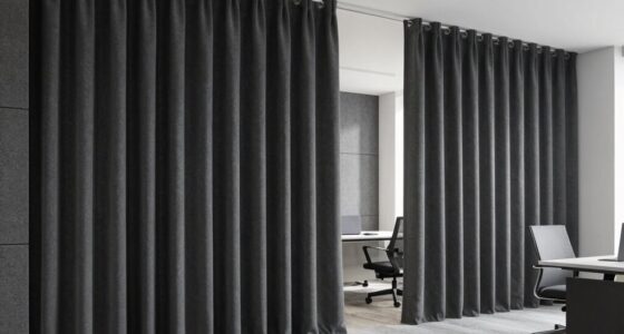 top office soundproof curtains