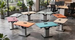 top sit stand desk converters