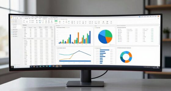 wide screens enhance productivity