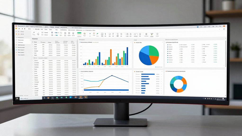 wide screens enhance productivity